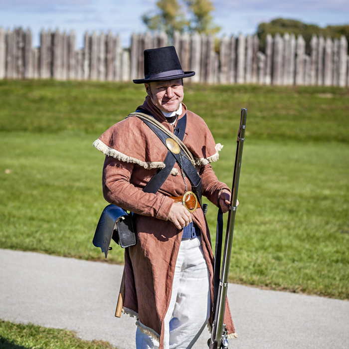Fort Meigs Reenactor, Ohio History Connection