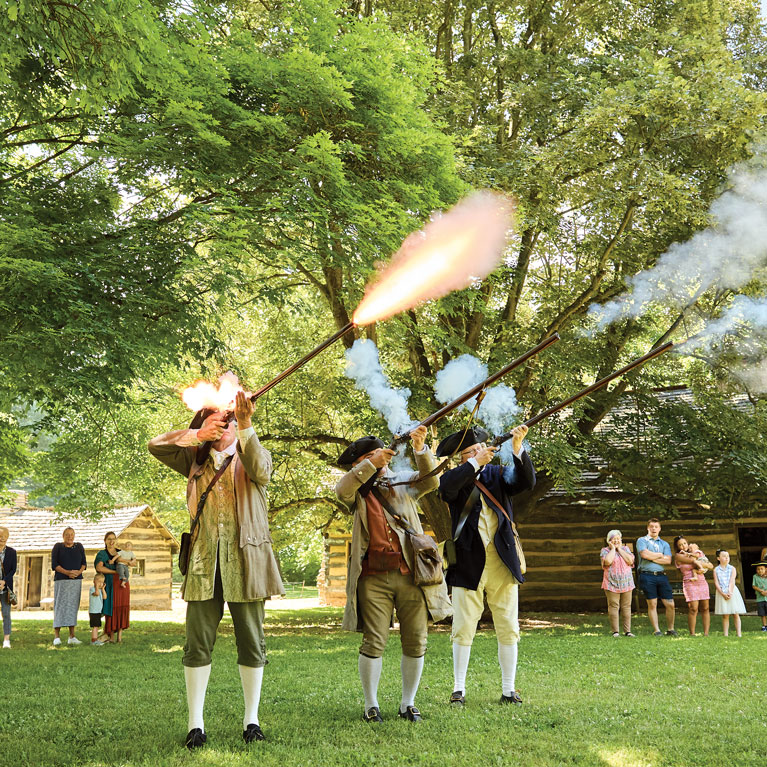 Schoenbrunn Reenactors 